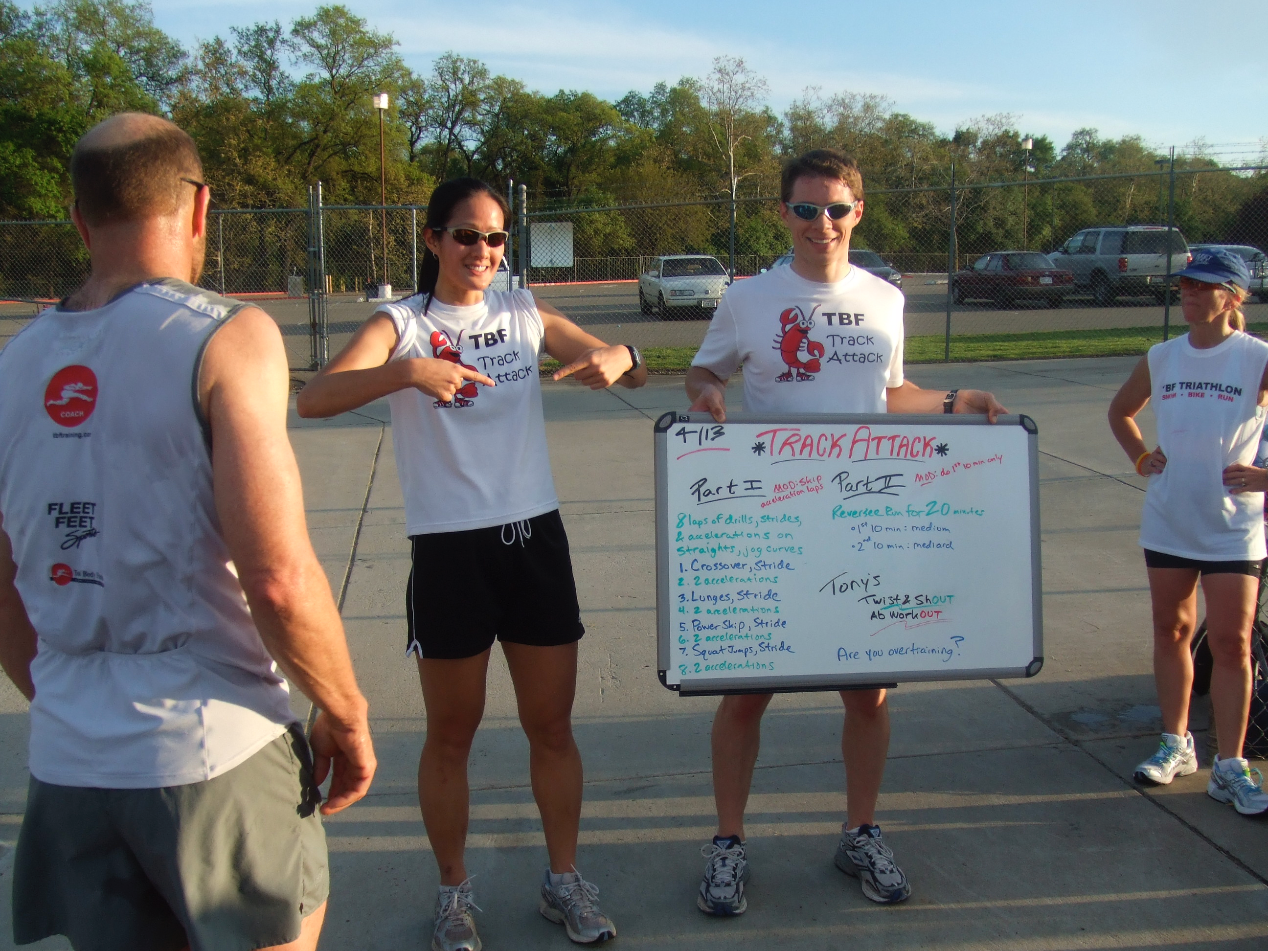 Track Attack Running founders Tony Pelosi and Chi-An Emhoff